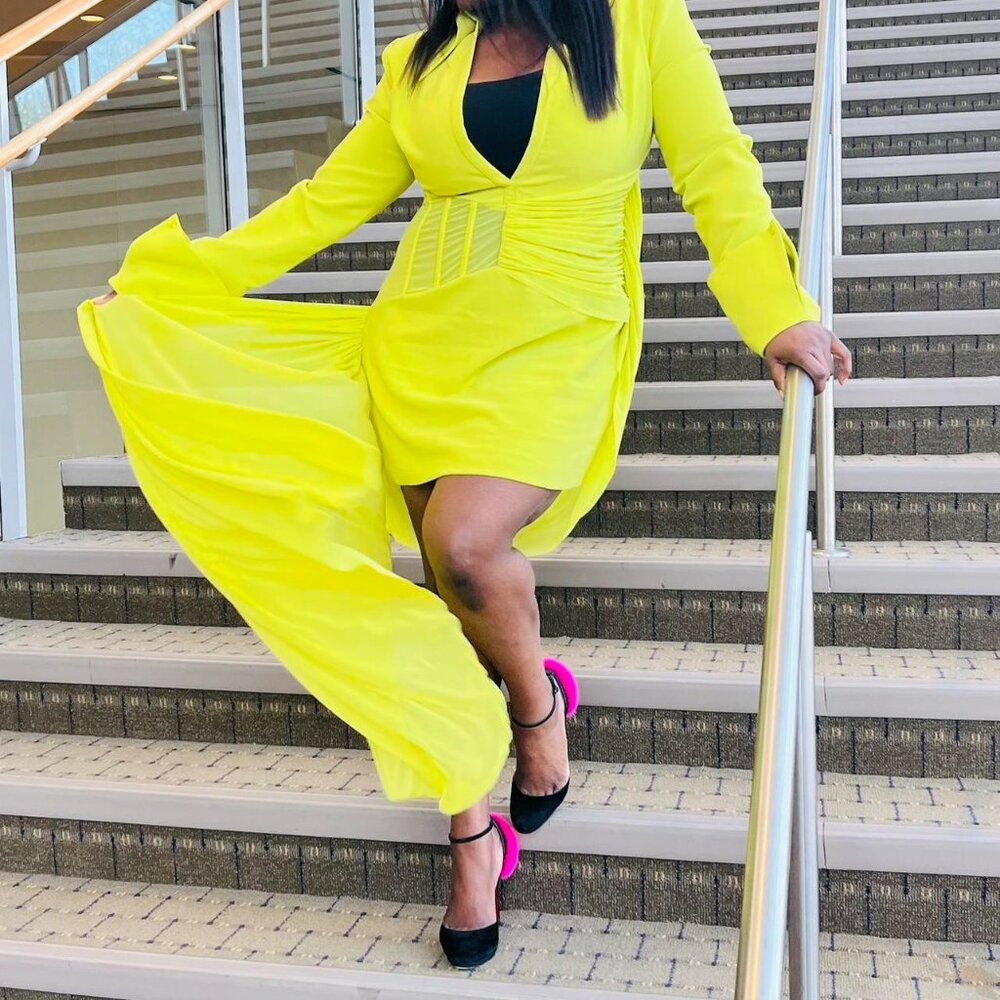 Hanifa Ari Draped Dress - Picture 3 of 5